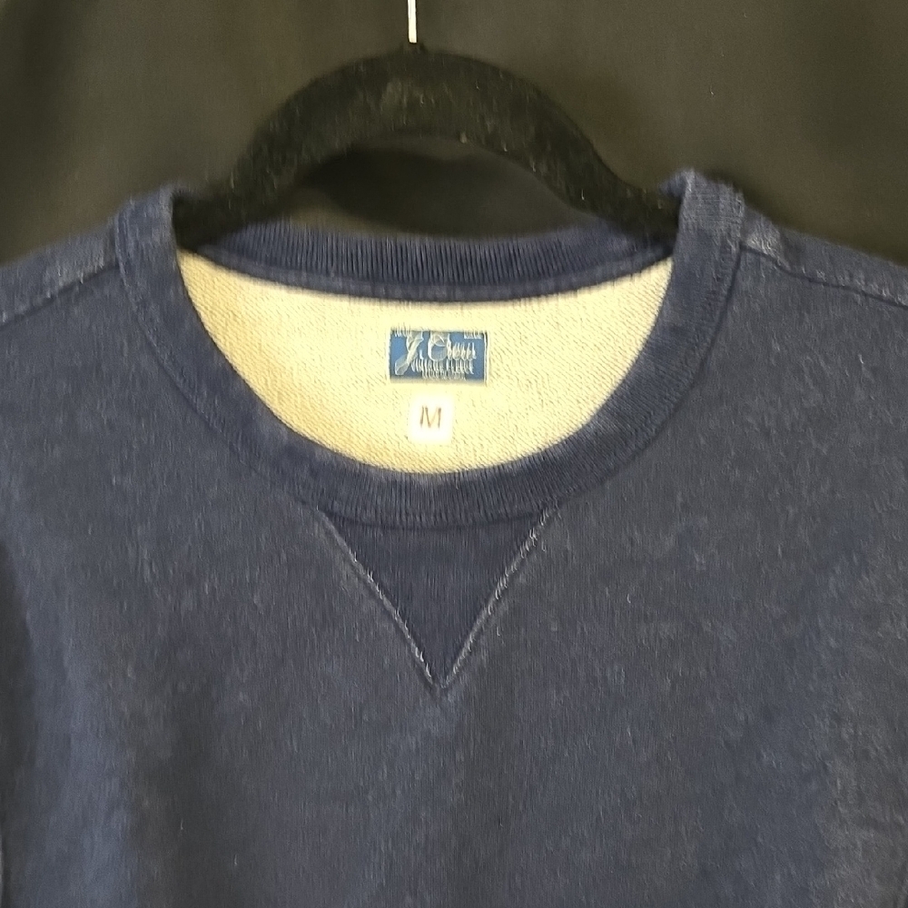 J. Crew Navy Crewneck Sweater for Men